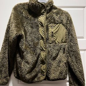 Love Tree Furry Green Coat💚